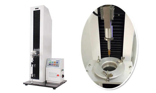 薄膜穿刺(cì)力測試儀_膠塞穿(chuān)刺強度(dù)測試儀_穿刺力試驗機