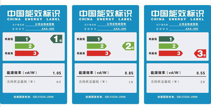 能效不幹膠紙標簽